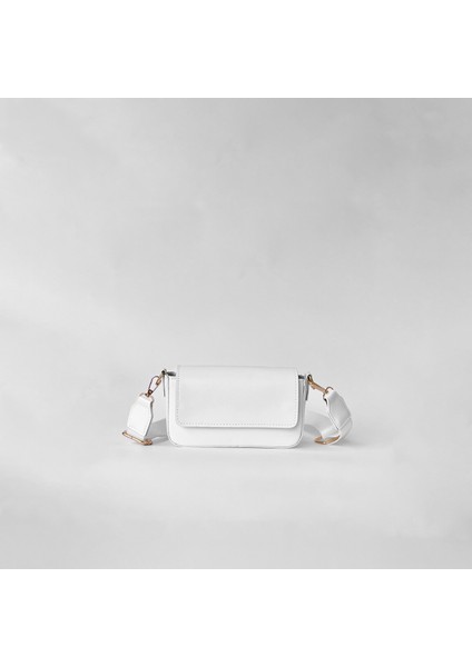 Beyaz Çapraz Çanta