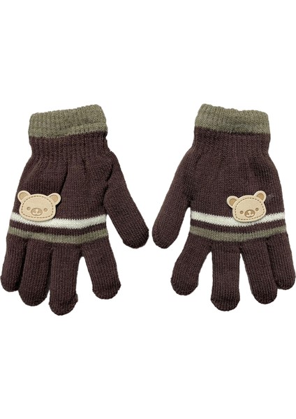 Erkek Çocuk Eldiven Ayıcıklı