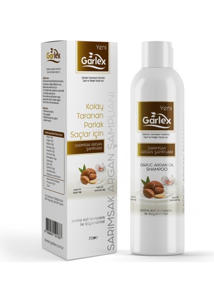 Sarımsak ve Argan Şampuanı 250 ml