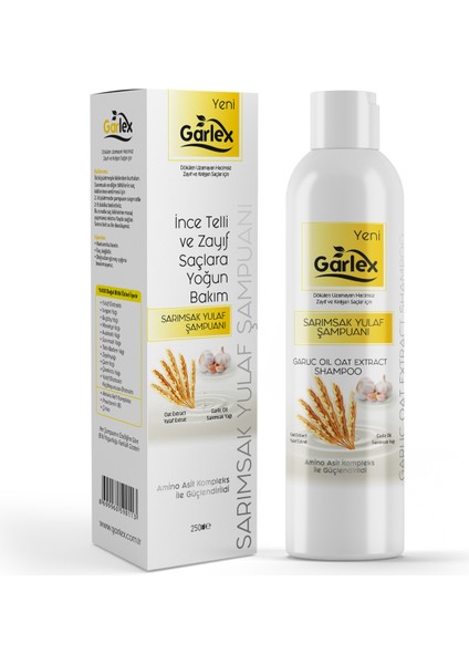 Sarımsak ve Yulaf Şampuanı 250 ml