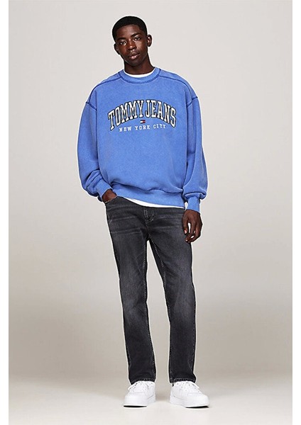 Erkek Dad Jean Regular Tapared Pantolon