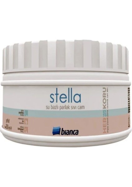 Stella Su Bazlı Sıvı Cam Şeffaf PARLAK250 ml