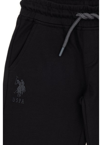 U.S. Polo Assn. Erkek Çocuk Siyah Örme Şort 50284828-VR046