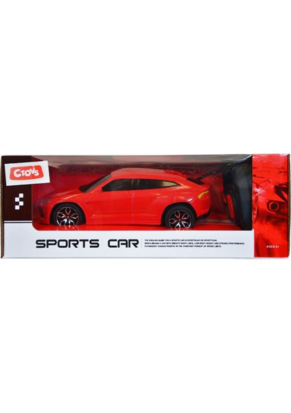 Sports Car 27 Mhz Full Fonksiyon Uzaktan Kumandalı Porsche Kırmızı Ce 07