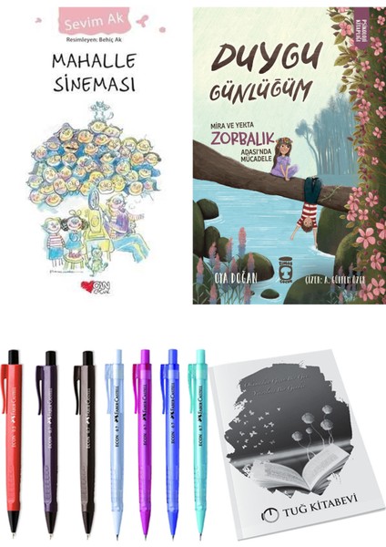 Duygu Günlüğüm Mira ve Yekta Zorbalık Adası'nda Mücadele ve Mahalle Sineması 2'li Set + Hediyeli