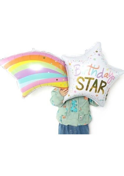 Birthday Stars Folyo Balon 100*50 cm
