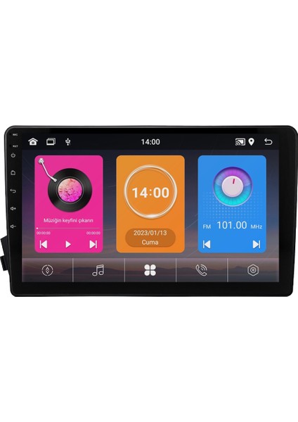 Ssangyong Kyron (2008-2013) Android 14 Multimedya Carplay 9 Inch 8 GB Ram / 128 GB Hafıza CRV-4500XAA