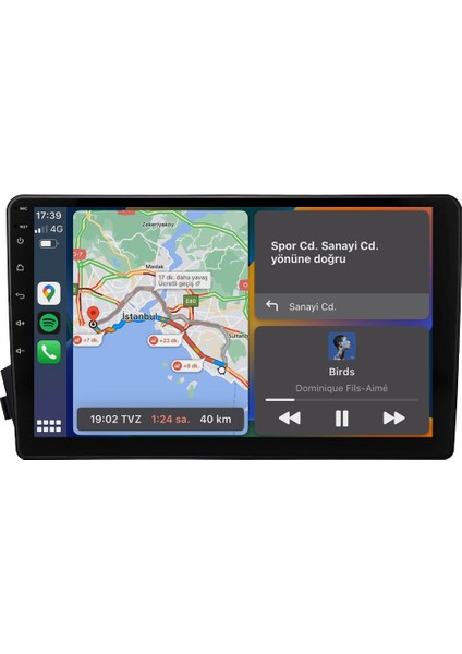 Ssangyong Kyron (2008-2013) Android 14 Multimedya Carplay 9 Inch 8 GB Ram / 128 GB Hafıza CRV-4500XAA