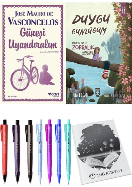 Duygu Günlüğüm Mira ve Yekta Zorbalık Adası'nda Mücadele ve Güneşi Uyandıralım 2'li Set + Hediyeli