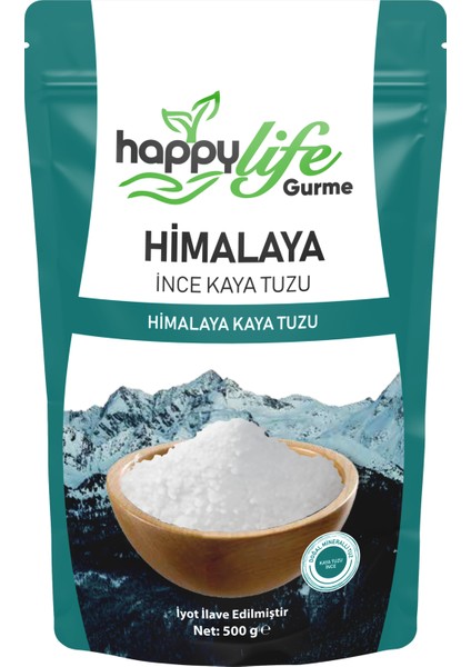 Happy Life Gurme Himalaya Tuzu Ince 500 gr