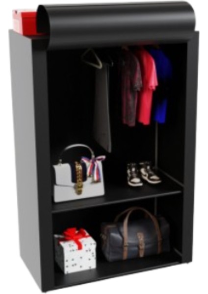 Bez Dolap Çelik Profilli Askılı Çok Amaçlı Kumaş Gardırop