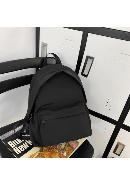 Çift Iş Kıyafeti Rahat Sırt Çantası Kore Versiyonu Niş Tasarım Yüksek Sokak Tarzı Üniversite Öğrencisi Okul Çantası (Yurt Dışından)