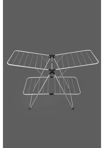 Alya Homes AHDRY1407 Double Alüminyum Çamaşır Kurutmalık