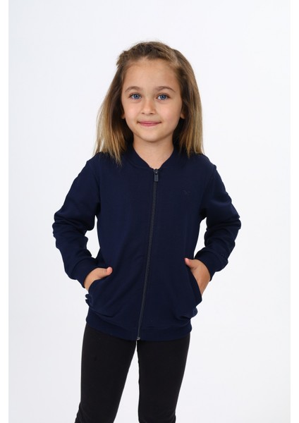 Kız Çocuk Nakışlı Hırka