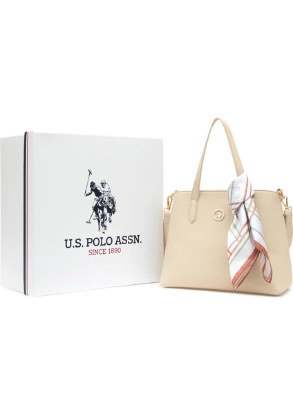 U.S. Polo Assn. Kadın Krem Çanta 50295939-VR071