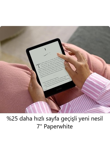 Amazon Kindle 7″ Paperwhite 2024 E Kitap Okuyucu 16 GB Reklamsız