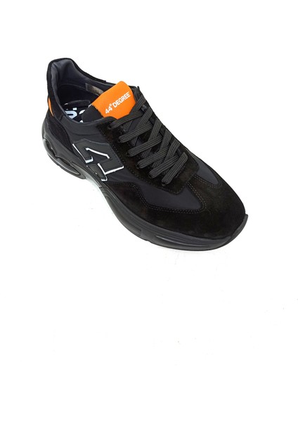 Siyah Deri Erkek Sneaker Ayakkabı fiyatları