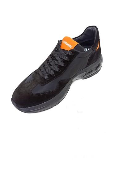 Siyah Deri Erkek Sneaker Ayakkabı modelleri