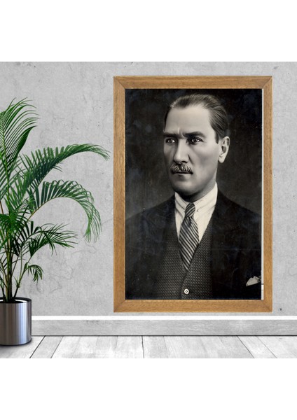 Mustafa Kemal Atatürk Tablo, Çerçeveli Cam Tablo 20X30 cm fiyatları