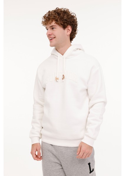 ml Volcano 17DNM2002 4pr Ekru Erkek Sweatshirt