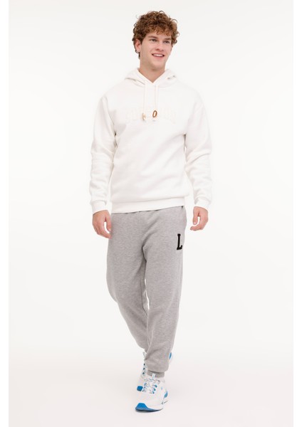ml Volcano 17DNM2002 4pr Ekru Erkek Sweatshirt