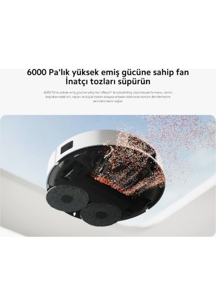 3D Engel Algıma Robot Yeni Seri S20+ Akıllı Halı Tanıma Fonksiyonlu Premium Robot Süpürge 6000PA Emiş Güçü