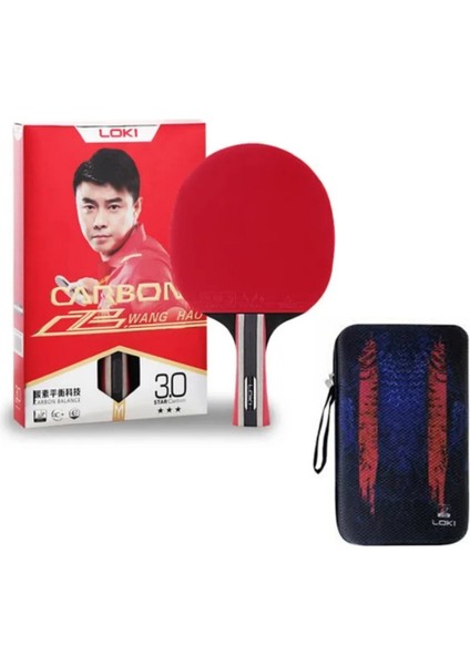 Wang Hao 3 Ittf Onaylı Masa Tenisi Raketi (Kılıf Hediyeli)