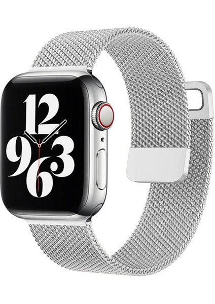 Apple Watch 10 42MM ile Uyumlu Metal Mıknatıslı Kordon Kayış - FC158