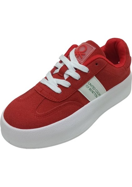 Kırmızı Kadın Sneaker Spor Ayakkabı