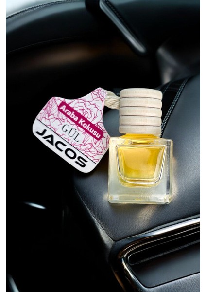 Gül Kokulu Araç Kokusu 8 ml - Oto Araç Kokusu - Ipli Asma Oto Parfümü fırsatları