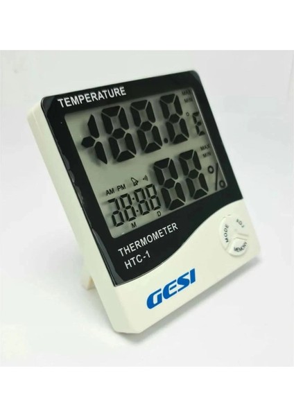 Htc-1 Saatli Nem Ölçer ve Dijital Oda Termometre