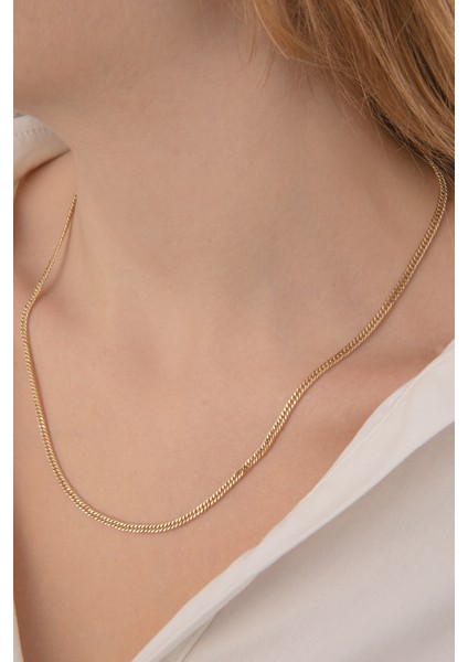 14 Ayar Altın Sıkı Gurmet Zincir 2.90 mm indirimleri