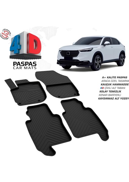 Honda Hr-V 4d Havuzlu Paspas 2021 Model ve Sonrası