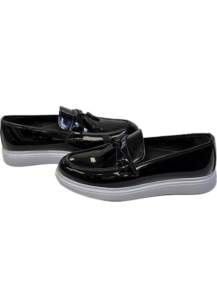 Kalın Taban Parlak Çocuk Ipsiz Takım Elbise Günlük Erkek Ayakkabısı modelleri