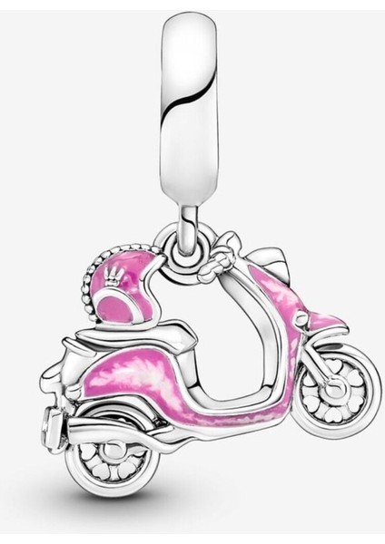 Pembe Scooter Sallantılı Charm