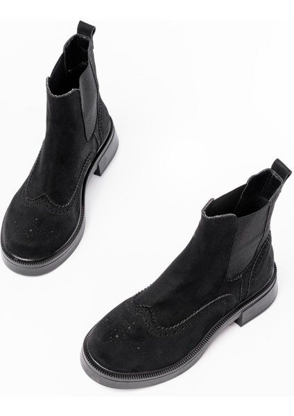 Siyah Süet Lastikli Günlük Kadın Bot fırsatları