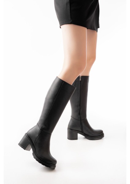 Siyah Fermuarlı Günlük Kadın Çizme fırsatları