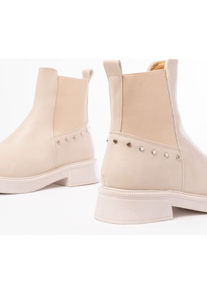 Bej Lastikli Günlük Kadın Bot indirimleri