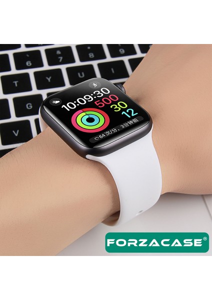 Apple Watch 10 Series 46MM ile Uyumlu Silikon Kordon Kayış - FC005