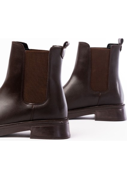 Kahverengi Lastikli Günlük Kadın Bot modelleri