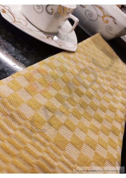 4 Adet , 40X60CM Ekose Desen, Alman Peçetesi, Mutfak Havlusu, Kurulama Havlusu, Mutfak Havlusu
