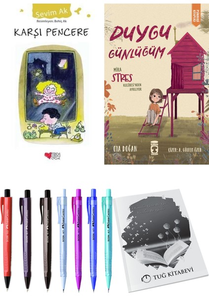 Duygu Günlüğüm Mira Stres Kulübesi'nden Ayrılıyor ve Karşı Pencere 2'li Set + Hediyeli
