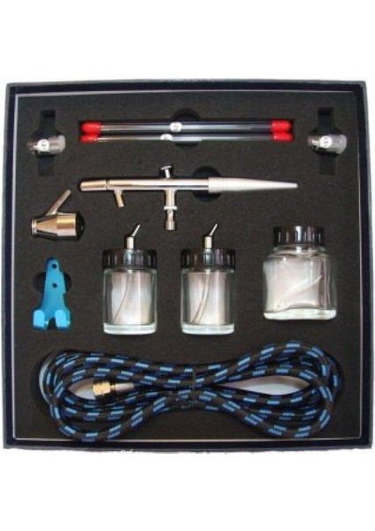 AB-119AK Airbrush Boya Tabancası Set