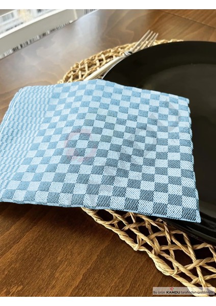 4 Adet , 40X60CM Ekose Desen, Alman Peçetesi, Mutfak Havlusu, Kurulama Havlusu, Mutfak Havlusu