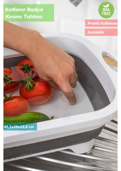 2in1 Katlanır Kesim Tahtası / Katlanır Kesim Panosu fırsatları