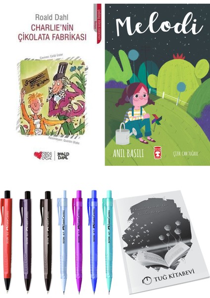 Melodi ve Charlie'nin Çikolata Fabrikası 2'li Set + Hediyeli