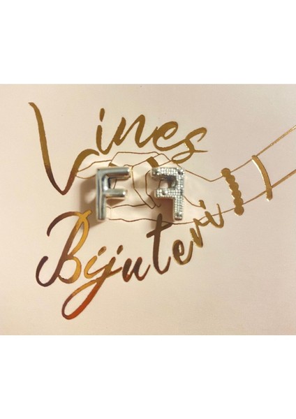 F Harf Charm 925 Ayar Gümüş fiyatları