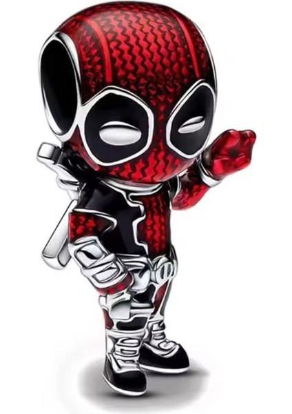 Marvel Komik Kahraman Deadpool Charm