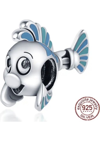 Kayıp Balık Flounder Charm