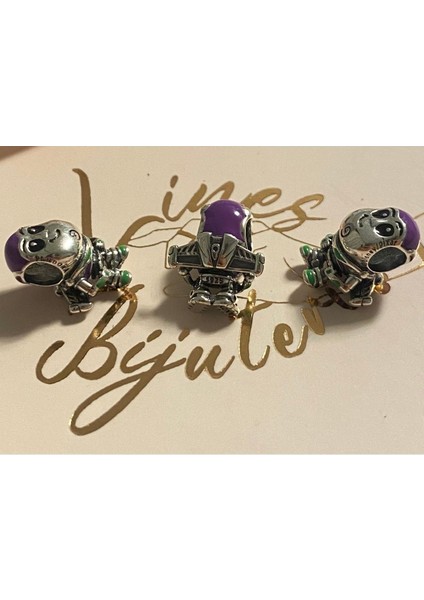 Disney Pixar Buzz Lightyear Charm 925 Ayar Gümüş fiyatları